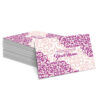 Pink with Detailed Pink Design Mehndi Card