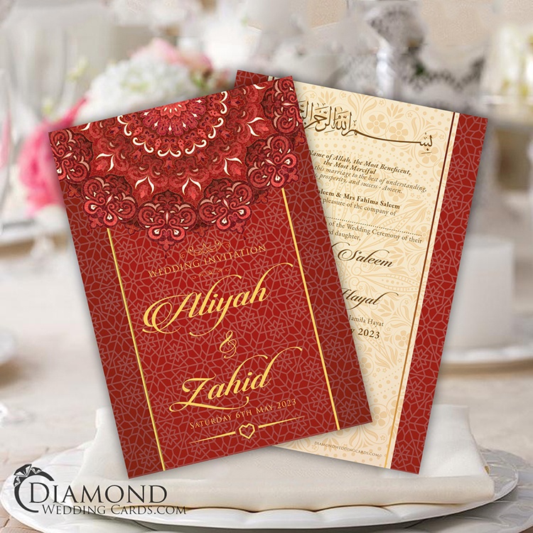 Diamond Wedding Cards